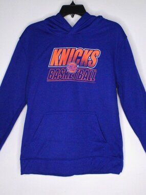 NBA New York Knicks Youth Blue Pullover Hoodie - NWT
